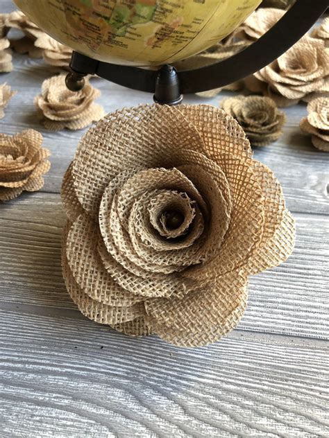 Burlap Rose Tutorial Artofit