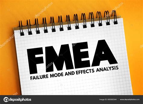 Fmea Modos Falla Análisis Efectos Acrónimo Concepto Negocio Para