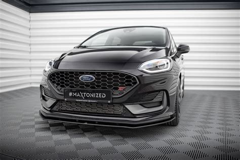 Maxton Design Street Pro spoiler pod přední nárazník pro Ford Fiesta