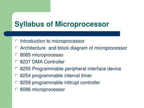 Ppt Microprocessor And Interfacing Powerpoint Presentation Free