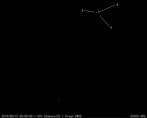 Exoss Registra Meteoros Simult Neos Pela Segunda Vez Exoss Citizen