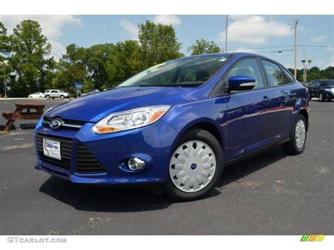 2012 Blue Candy Metallic Ford Focus Se Sfe Sedan 68772131 Photo 30 Car Color