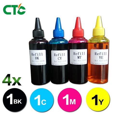 X Ml Refill Dye Ink Set Compatible For Epson L L L