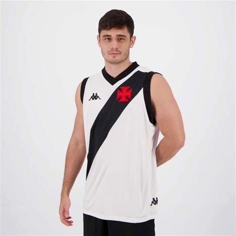 Camiseta Regata Vasco Basquete Kappa II 2021 Masculina Centauro