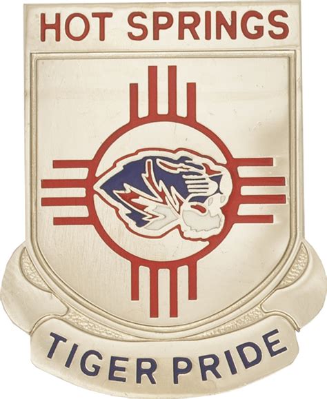 Hot Springs High School (Hot Springs Tiger Pride) JROTC Unit Crest