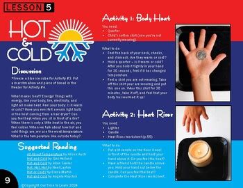 Hot And Cold By Our Time To Learn TPT