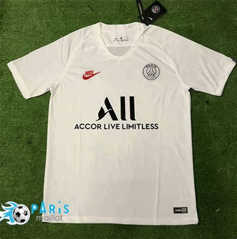 Maillotparis Choix Maillot De Foot PSG All Training Blanc 2019 20 Pas