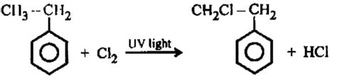 The Main Product Formed When Ethylbenzene Reacts With Chlorine In Pres