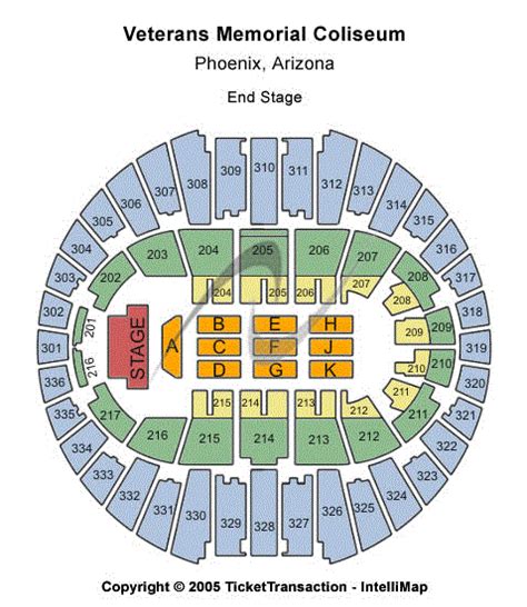 Arizona Veterans Memorial Coliseum Seating Chart Arizona Veterans