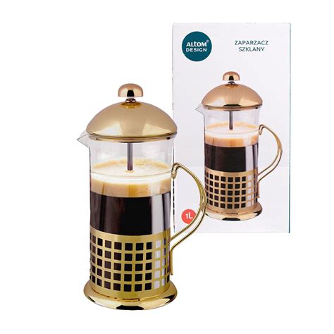 Zaparzacz French Press Dzbanek Do Kawy I Herbaty Altom Design 1000 Ml