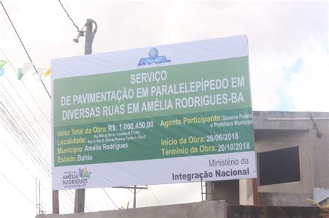 Prefeitura De Am Lia Rodrigues Inicia Obras De Pavimenta O Em Ruas Do