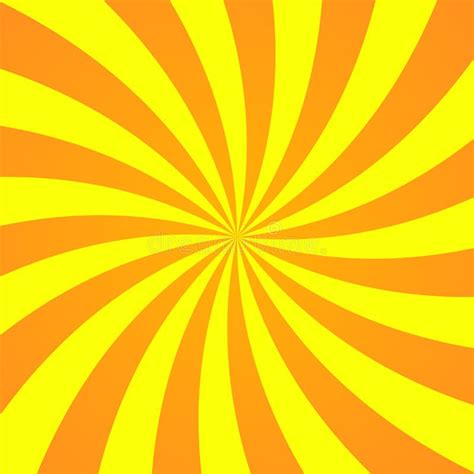 Sun Rays Background Yellow Orange Radiate Sun Beam Burst Effect