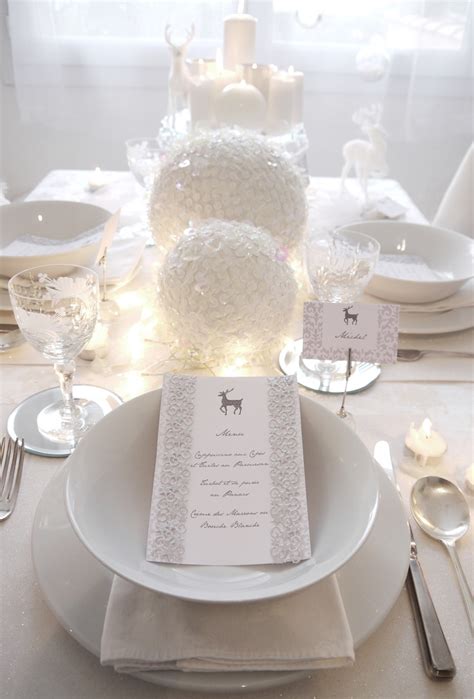 27 White Christmas Table Decorations Ideas Decoration Love