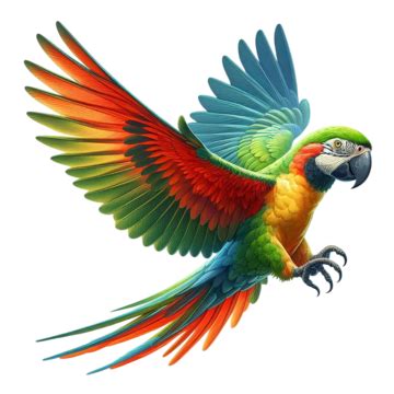 Flying Parrot Flying Parrot Clipart Parrot PNG Transparent Image And