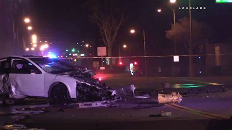 1 Dead 2 Injured After Car Crashes Into La Habra Fire Hydrant Abc7