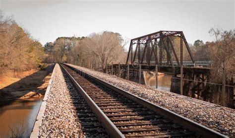 Train Tracks Jefferson stock photo. Image of bridge - 262044884