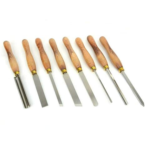 Crown Tools 285 8 Pc Woodturning Tool Set - Walmart.com - Walmart.com