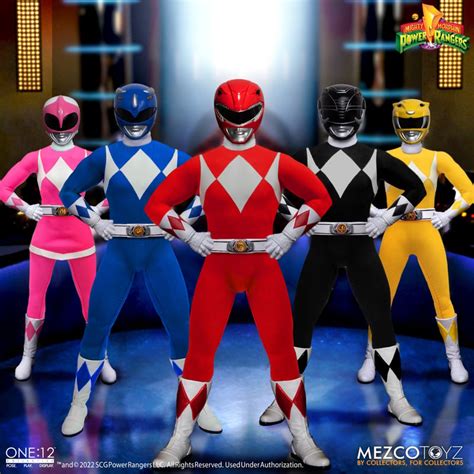 Mighty Morphin Power Rangers Coffret De Luxe Figurines Mezco Toyz