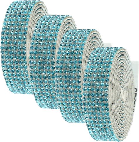 Amazon Beavorty Rhinestone Ribbons Self Adhesive Rhinestone Strips