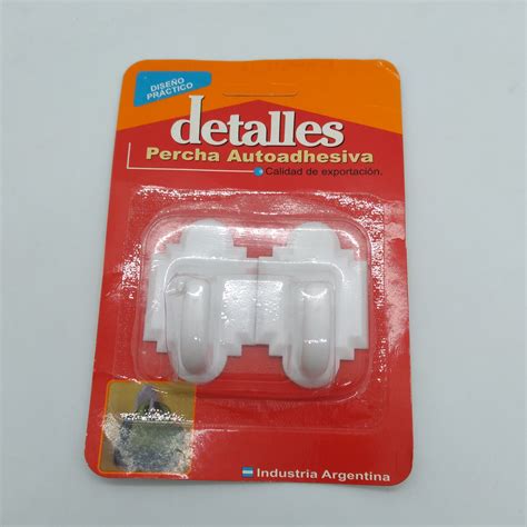 Percha Autoadhesiva X Detalles