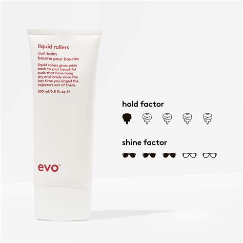 Evo Liquid Rollers Curl Balm 200ml Curl Balm Evo Hair