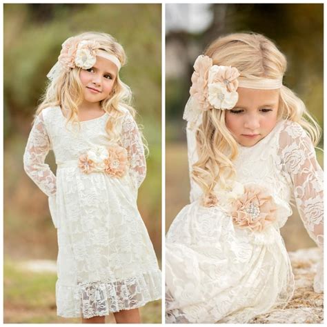 Lace Girl Dress Flower Girl Dress Flower Girl Lace Dresses Country