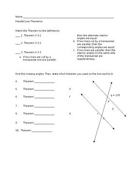 parallel  theorem practice  taylor dulaney tpt