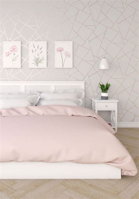 Rose Gold Bedroom Wallpaper Ideas Rose Gold Bedroom Wallpaper Gold