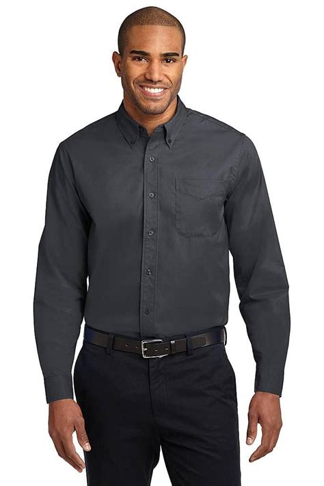 Port Authority Tls608 Tall Long Sleeve Easy Care Shirt Long Sleeve