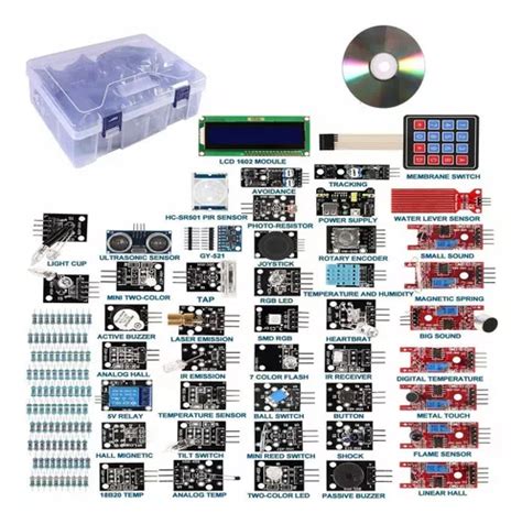 Kit Arduino De Módulos De Sensor 37 En 1 Con Drk Cuotas Sin Interés