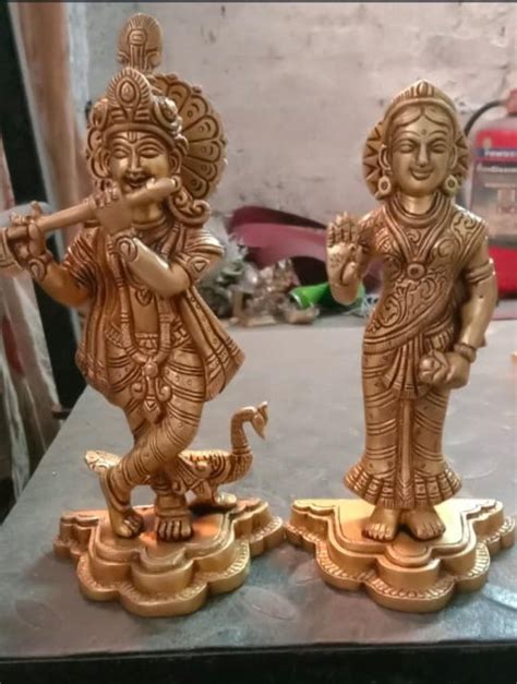 Radha Krishna Brass Statue For Religion At Rs Kg In Hathras Id