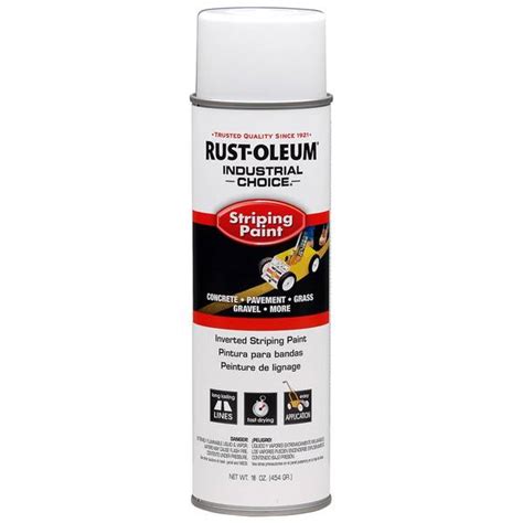 Rust Oleum 18 Oz Industrial Choice Precision Line Inverted White