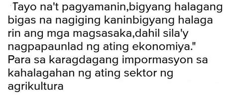 Slogan Tungkol Sa Sektor Ng Agrikultura Brainly Ph