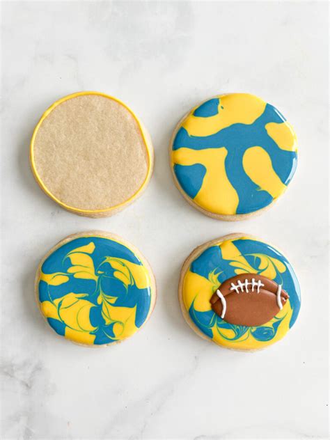 Football Sugar Cookies The Frosted Kitchen