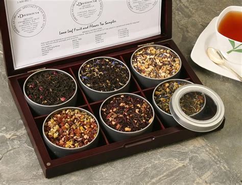 Loose Leaf Presentation Box Traditional Teas Tea Packaging Tea