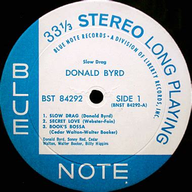 DONALD BYRD SLOW DRAG Breakwell Records