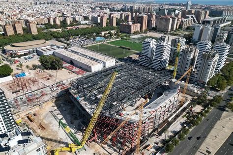 El Roig Arena De Valencia Da Un Paso Importante En Su Construcci N Con