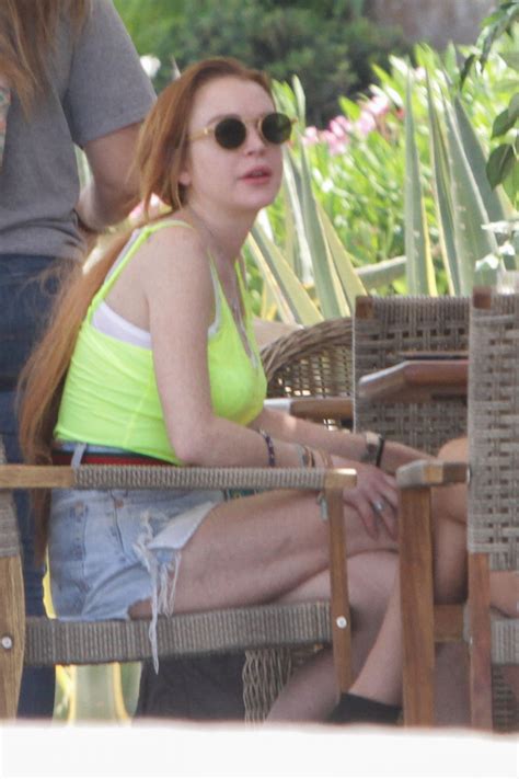 Lindsay Lohan Out In Mykonos 06272019 Hawtcelebs