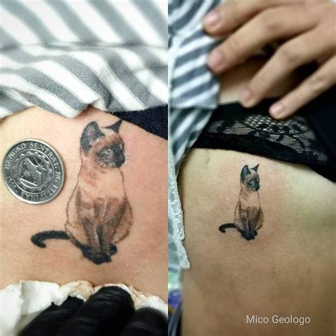 Siamese Cat Tattoo | Siamese cat tattoos, Cat tattoo designs, Cat tattoo small