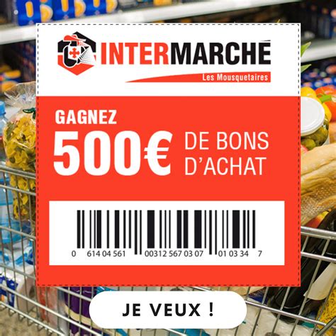 Participez Et Tentez De Gagner De Bons D Achats Chez Intermarch