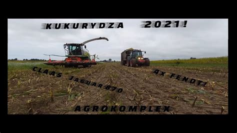 Akcja Kukurydza AGROKOMPLEX CLAAS JAGUAR 870 4x FENDT YouTube