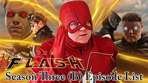 The Flash Season Three B Episode Descriptions Concept Artwork YouTube