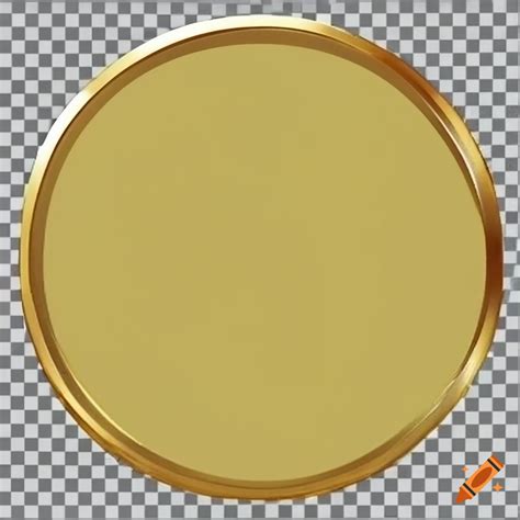 Blank Gold Coin Png