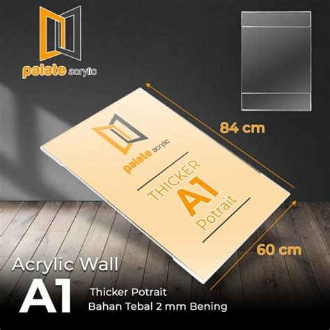 Jual Akrilik Wall A Acrylik Thicker Akrilik Dinding Brosur Mm