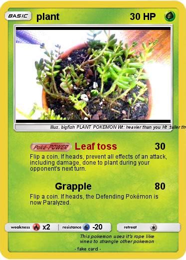 Pokémon plant 183 183 - Leaf toss - My Pokemon Card