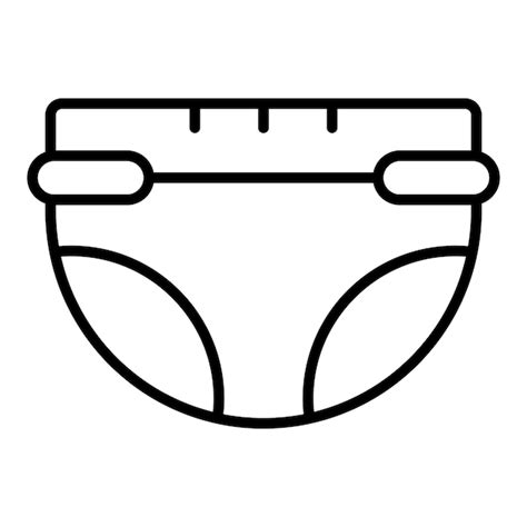 Premium Vector Diaper Icon Style