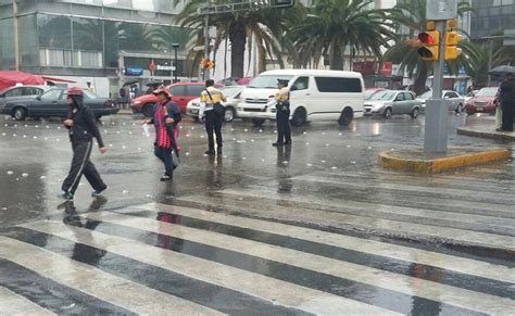 Lluvia Provoca Encharcamientos En La Cdmx