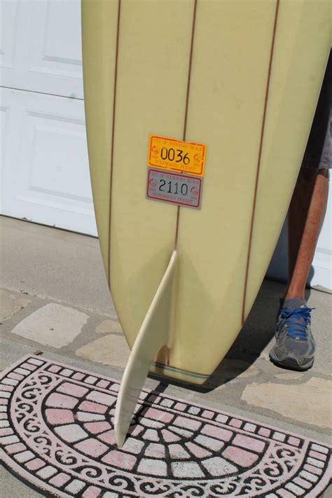 9 11 Chuck Dent Huntington Beach 1960 S Single Fin Original Longboard