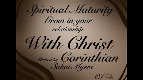 Spiritual Maturity Bible Study Gospel Through Genesis Jesus Youtube