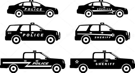 Police Car Silhouette